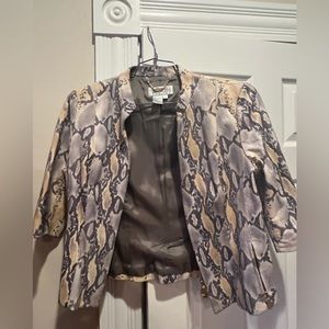 Worth snakeskin jacket